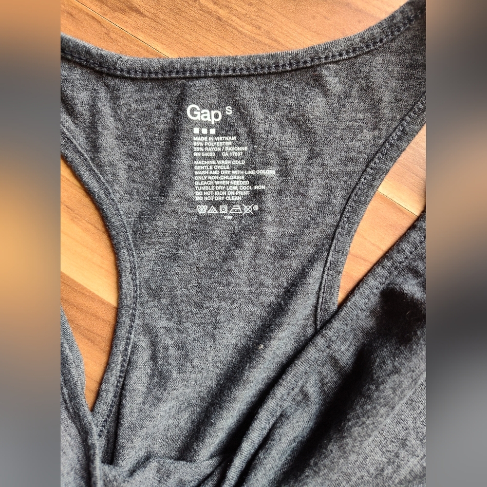 GAP Charcoal Racerback Tank - Picture 3 of 4